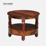 Solid Sheesham Wood End Table - Image 2