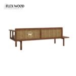 3 Seater Wooden Bench - Image 5