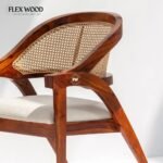 Wooden 1 Seater Sofa Chair - Image 5
