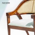 Wooden 1 Seater Sofa Chair - Image 2