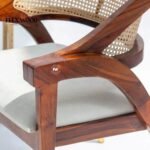Wooden 1 Seater Sofa Chair - Image 3