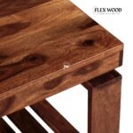 Flexwood Solid Sheesham Wood Coffee Table(honey finish) - Image 8