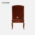 Sheesham Wood Dressing Cabinet In Honey Oak Finish With Mirror - Image 8
