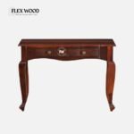 Sheesham Wood Dressing Cabinet In Honey Oak Finish With Mirror - Image 9