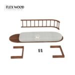 2 Seater Wooden Bench - Image 4