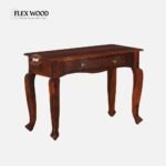 Sheesham Wood Dressing Cabinet In Honey Oak Finish With Mirror - Image 10
