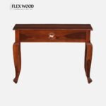 Sheesham Wood Dressing Cabinet In Honey Oak Finish With Mirror - Image 11