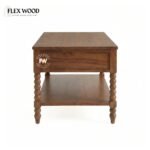 Flexwood modern  Drawer Coffee Table( brown finish) - Image 4