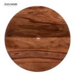 Solid Sheesham Wood Round Coffee Table - Image 4