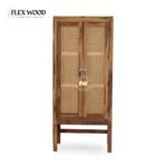 Sheesham 2 Door Tall Wardrobes - Image 2