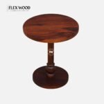 Sheesham Wood End Table In Honey Oak Finish - Image 3