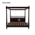 Wooden King Size Poster Bed without Storage - Image 3