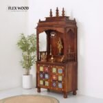 Wooden Temple with Storage - Honey finish - Image 2