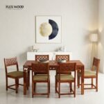Sheesham Wood 6 Seater Dining Set