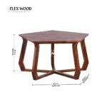 Solid Sheesham Wood Coffee Table - Image 6