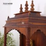 Wooden Temple with Storage - Honey finish - Image 4