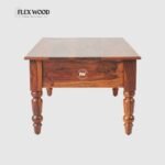Mumbai Sheesham Wood Two Drawer Coffee Table(honey finish) - Image 3