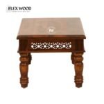 Solid Sheesham Wood Small Coffee Table(honey finish) - Image 3