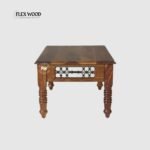 Flexwood Sheeshaam Solid Wood Coffee Table (teak finish) - Image 3
