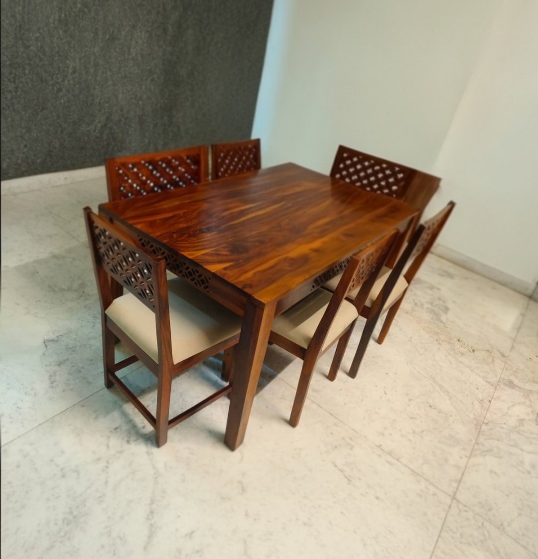 Sheesham Wood 6 Seater Dining Set photo review