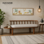 Flexwood 2 Seater Wooden Bench