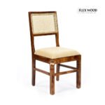 Flexwood Solid woodSheesham 4 Seater Dining Table(honey finish - Image 5
