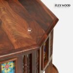 Solid Sheesham Wood End Table - Image 4