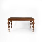 Modern Wooden 4 Seater Dining Table(teak finish) - Image 5