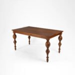 Modern Wooden 4 Seater Dining Table(teak finish) - Image 4