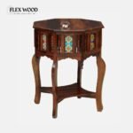 Solid Sheesham Wood End Table - Image 5