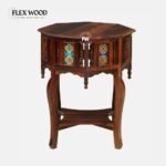 Solid Sheesham Wood End Table - Image 6