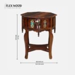 Solid Sheesham Wood End Table - Image 7