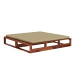 Flexwood Solid Sheesham Wood Sofa Cum Bed(honey finish) - Image 5