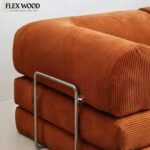 Flexwood Multi-Functional Folding Floor Sofa Bed with Removable Back and Armrest - Image 4