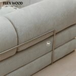 Flexwood Multi-Functional Folding Floor Sofa Bed with Removable Back and Armrest - Image 5