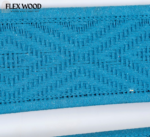 FlexwoodWooden Handmade Backrest Bench (Blue) - Image 4