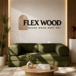 Flexwood Multi-Functional Folding Floor Sofa Bed with Removable Back and Armrest