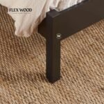 Modern Black Rattan Bed - Image 4