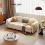 Modern 3 Seater Velvet Sofacumbed for Living Room - Image 3