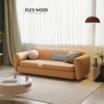 Modern 3 Seater Velvet Sofacumbed for Living Room - Image 4