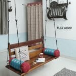 Wooden Swing With Detachable Backrest. - Image 3
