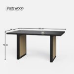 Luxury Dining Table Set with Bob chair - 4 Seater - Table - Image 7