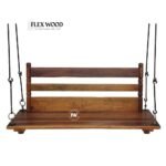 Wooden Swing With Detachable Backrest. - Image 6