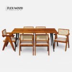 Modern Dining 6 Seater Set - Image 4
