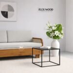 Teak Wood Cane Wooden Convertible Sofa-Cum-Bed - Image 4
