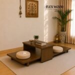 Modular Sofa Bed with Sliding Tea Dining Table - Image 4