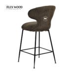 Dark Green Crest Bar Chair Stool - Image 4
