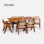 Modern Dining 6 Seater Set - Image 5
