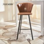 Junction Bar Brown Bar Stool