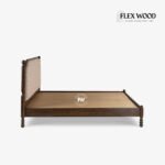 Queen Bed with Premium Fabric Headboard - Image 3